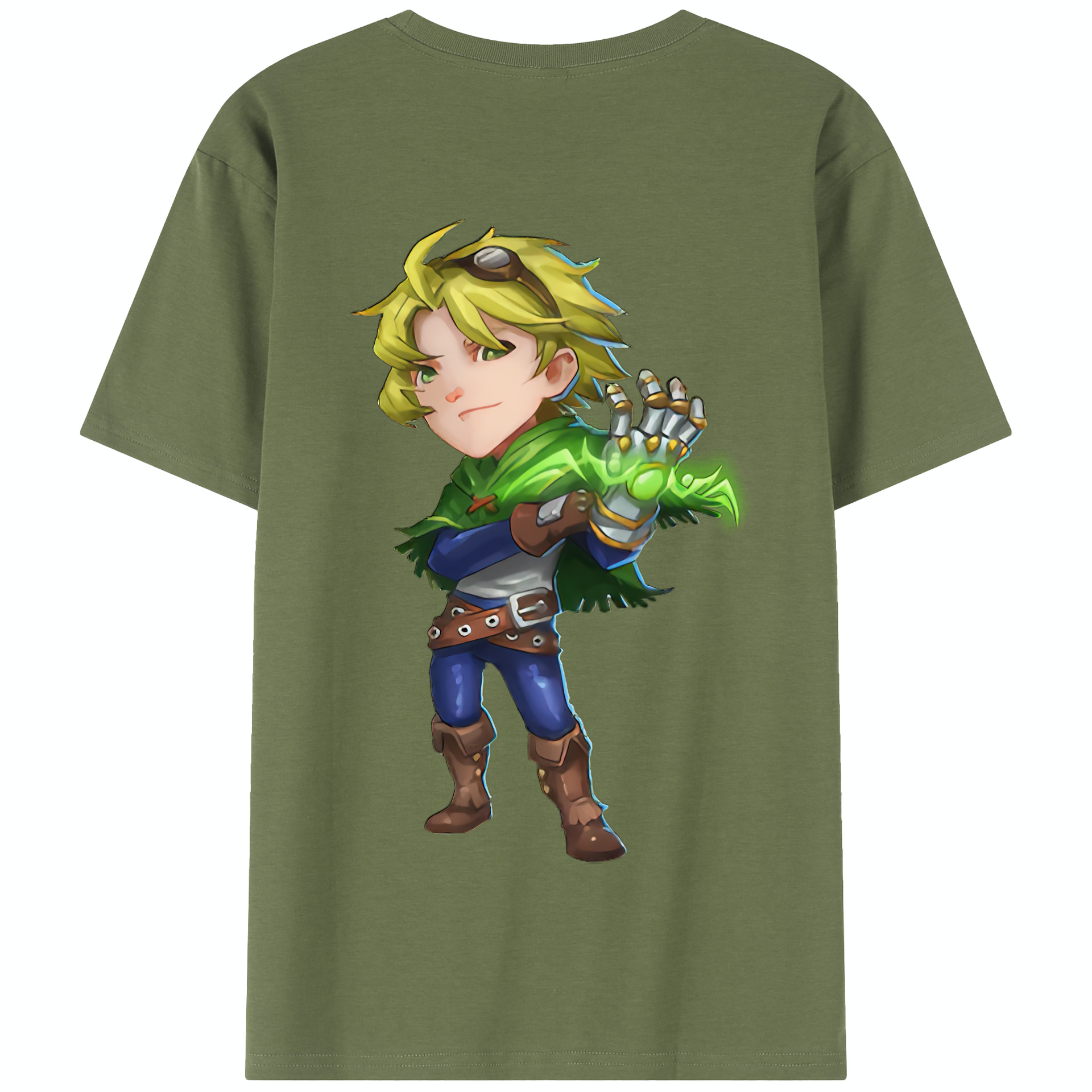 リーグ・オブ・レジェンド League of Legends LOL 綿100％半袖Tシャツ（背面プリント）